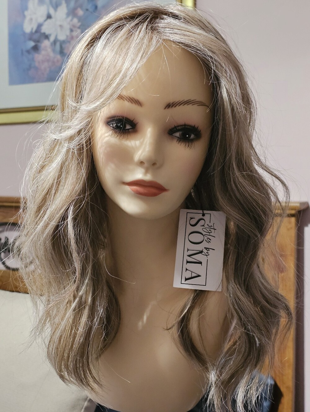 Styles By Soma Golden Hour Long Wavy Wig in Legacy Blonde NWT